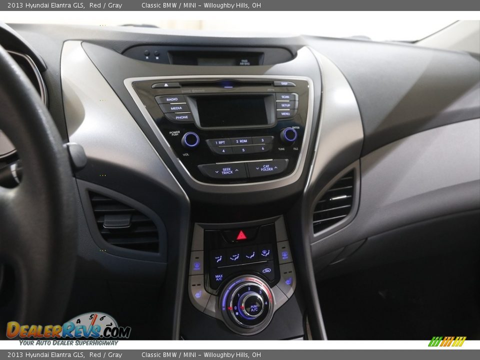 2013 Hyundai Elantra GLS Red / Gray Photo #8