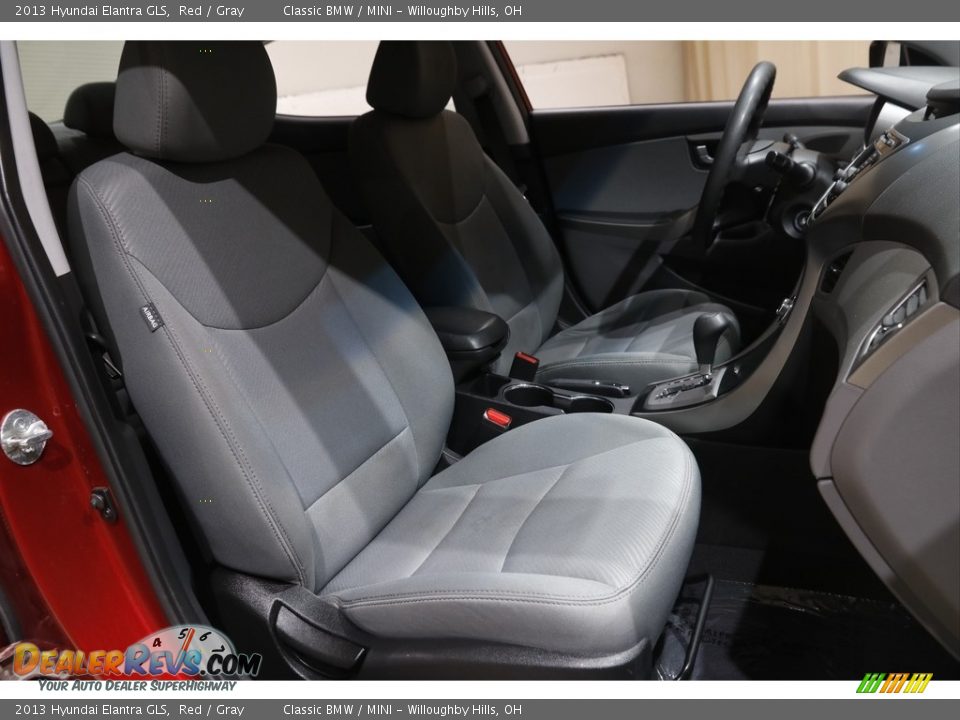 2013 Hyundai Elantra GLS Red / Gray Photo #13
