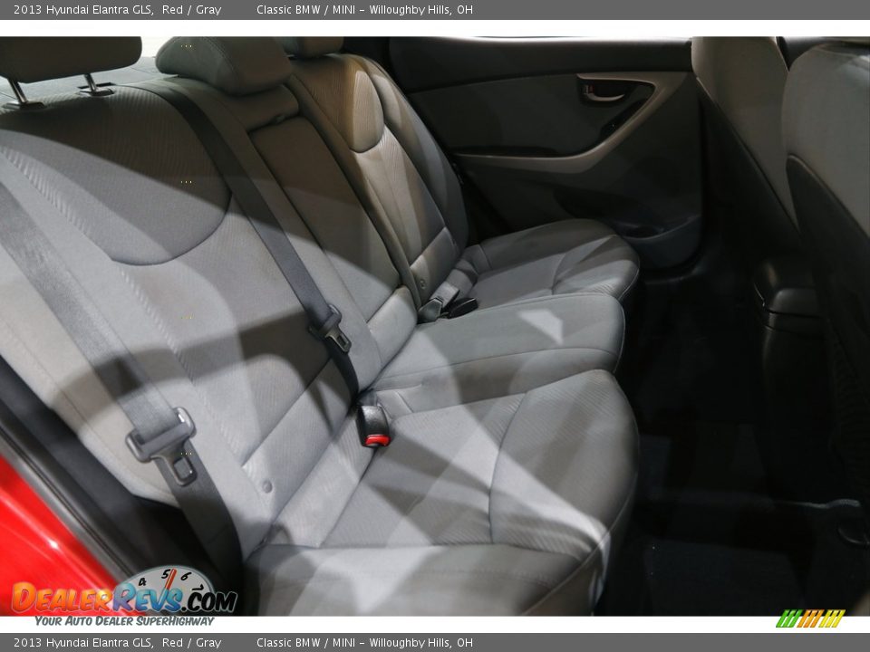 2013 Hyundai Elantra GLS Red / Gray Photo #14