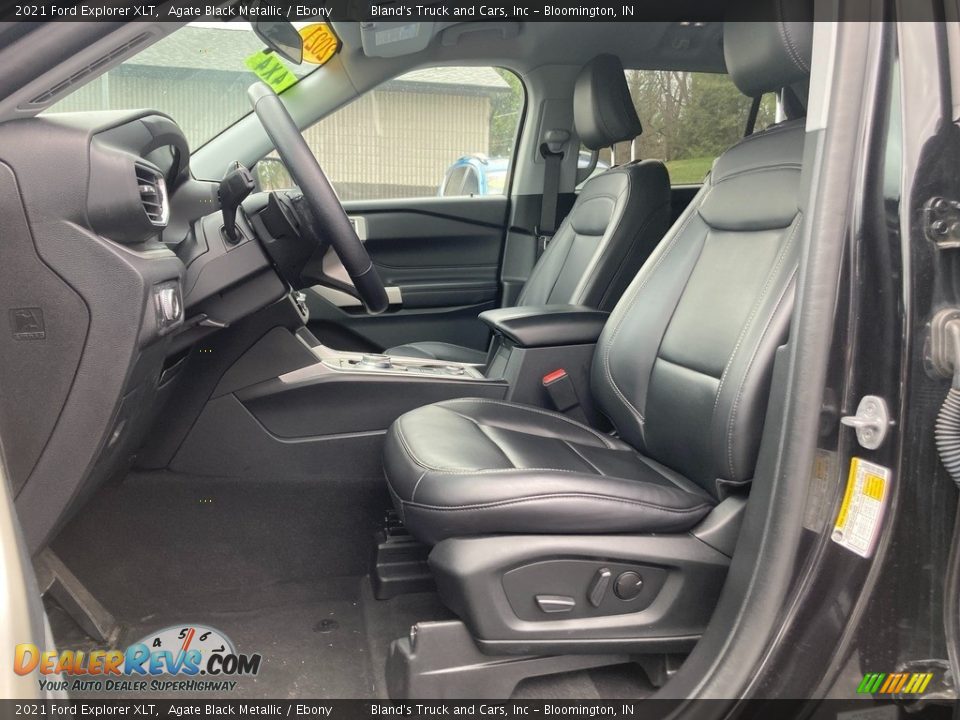 2021 Ford Explorer XLT Agate Black Metallic / Ebony Photo #10