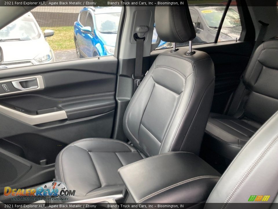 2021 Ford Explorer XLT Agate Black Metallic / Ebony Photo #11