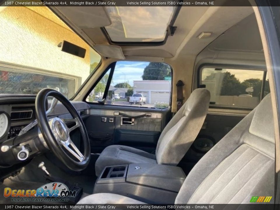 Front Seat of 1987 Chevrolet Blazer Silverado 4x4 Photo #6