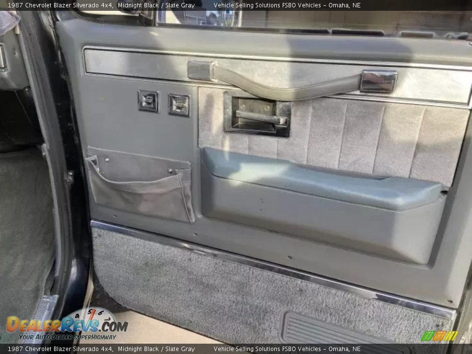 Door Panel of 1987 Chevrolet Blazer Silverado 4x4 Photo #10