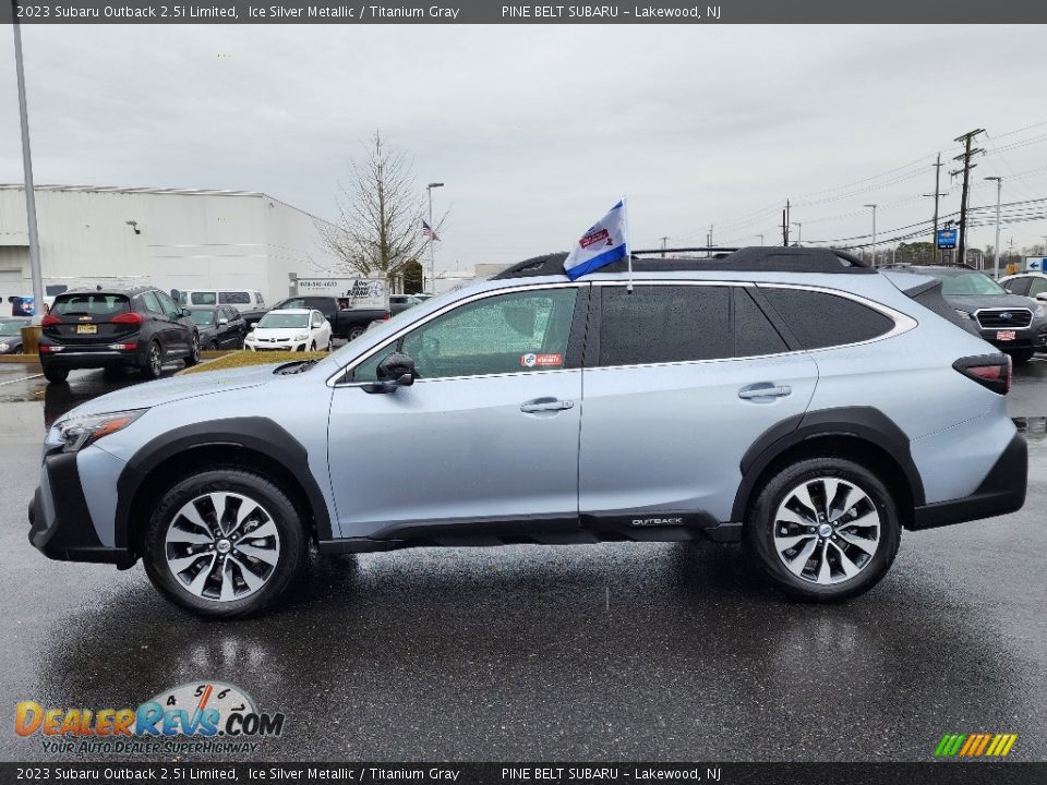 2023 Subaru Outback 2.5i Limited Ice Silver Metallic / Titanium Gray Photo #18