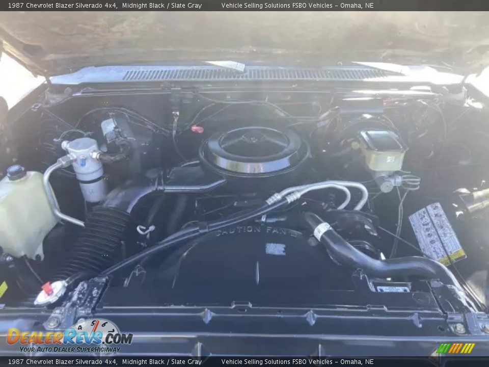 1987 Chevrolet Blazer Silverado 4x4 6.2 Liter OHV 16-Valve Diesel V8 Engine Photo #14