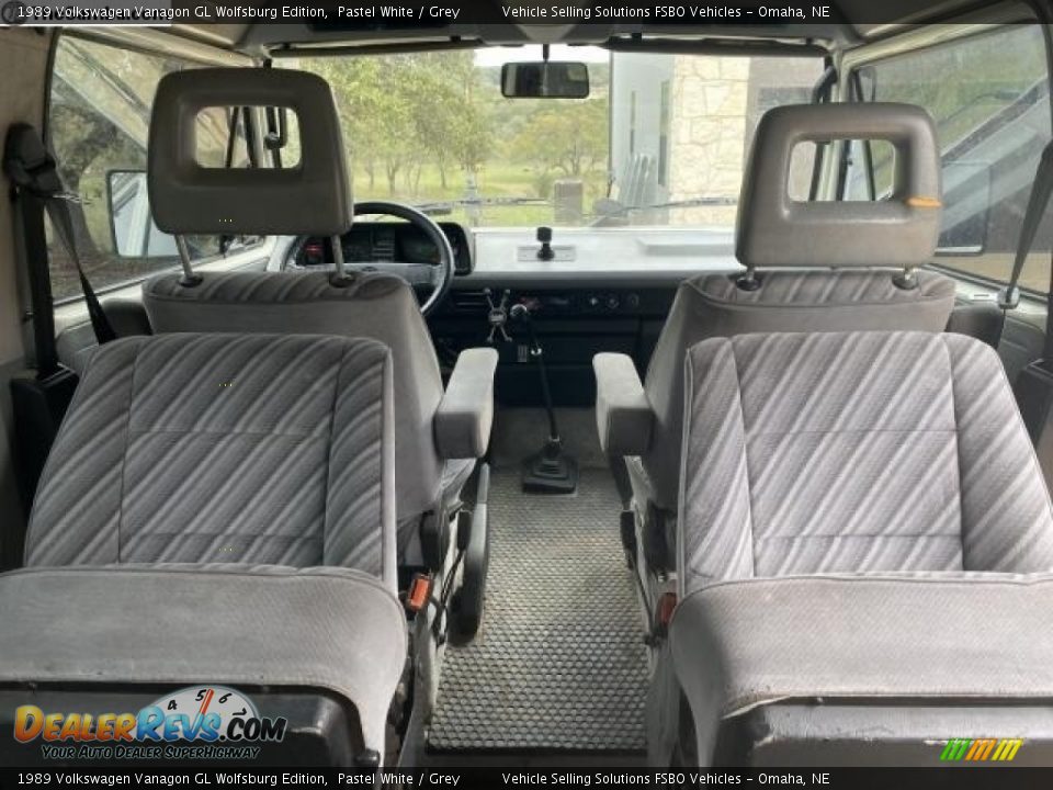 Rear Seat of 1989 Volkswagen Vanagon GL Wolfsburg Edition Photo #5