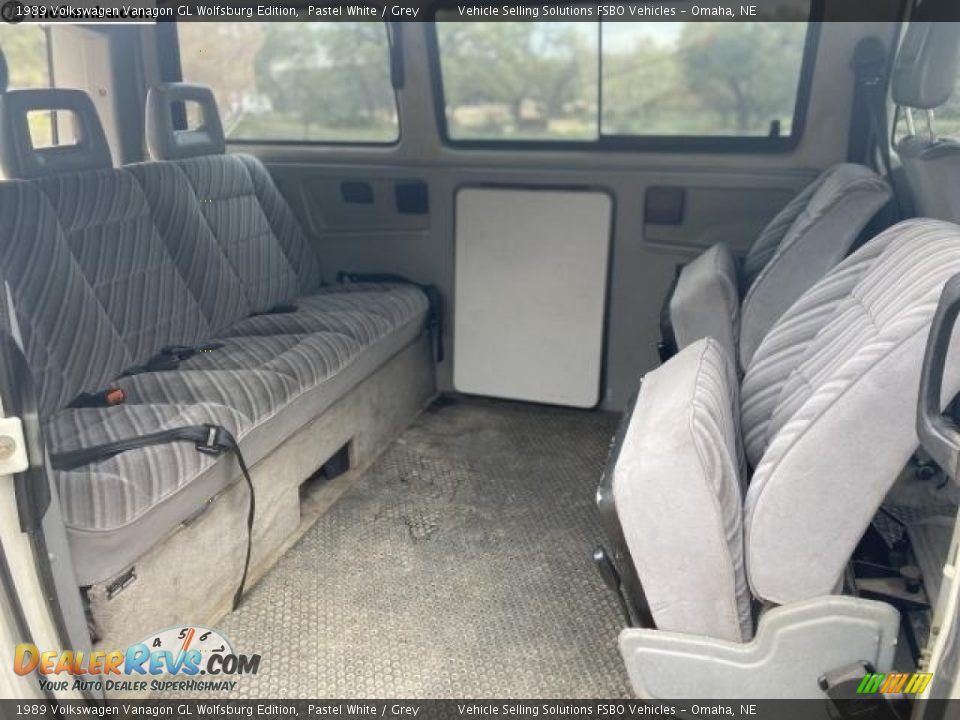 Rear Seat of 1989 Volkswagen Vanagon GL Wolfsburg Edition Photo #6