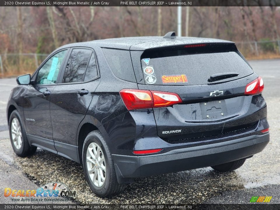 2020 Chevrolet Equinox LS Midnight Blue Metallic / Ash Gray Photo #8