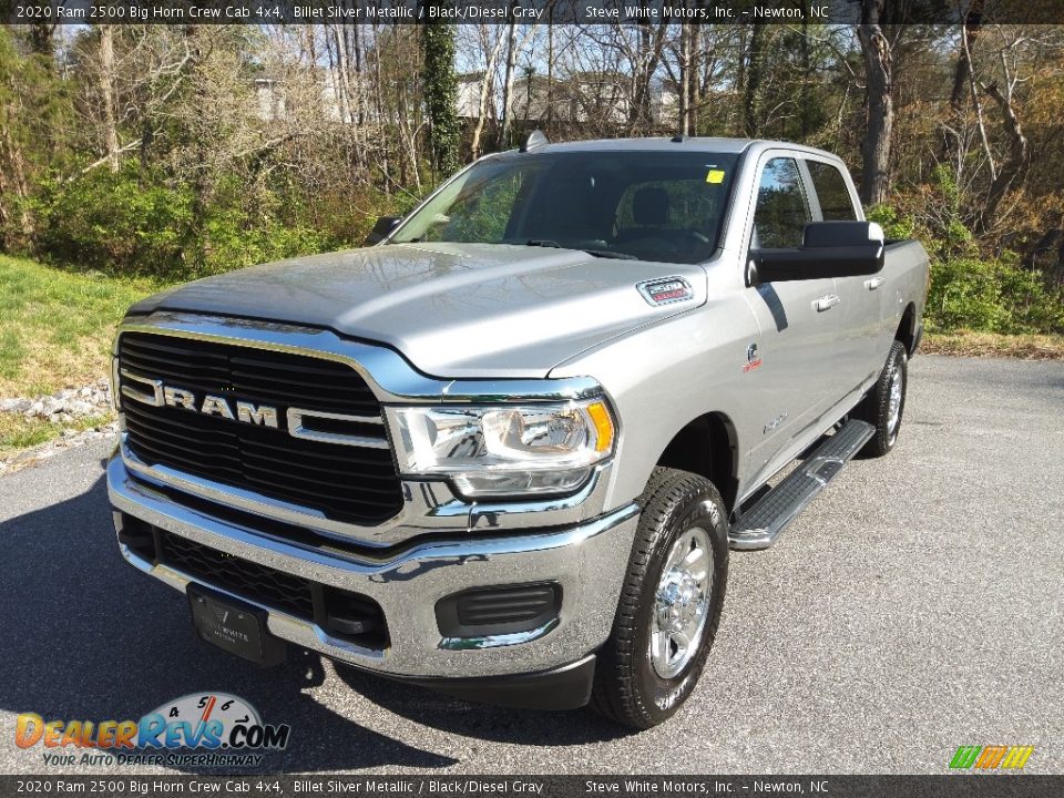 2020 Ram 2500 Big Horn Crew Cab 4x4 Billet Silver Metallic / Black/Diesel Gray Photo #2