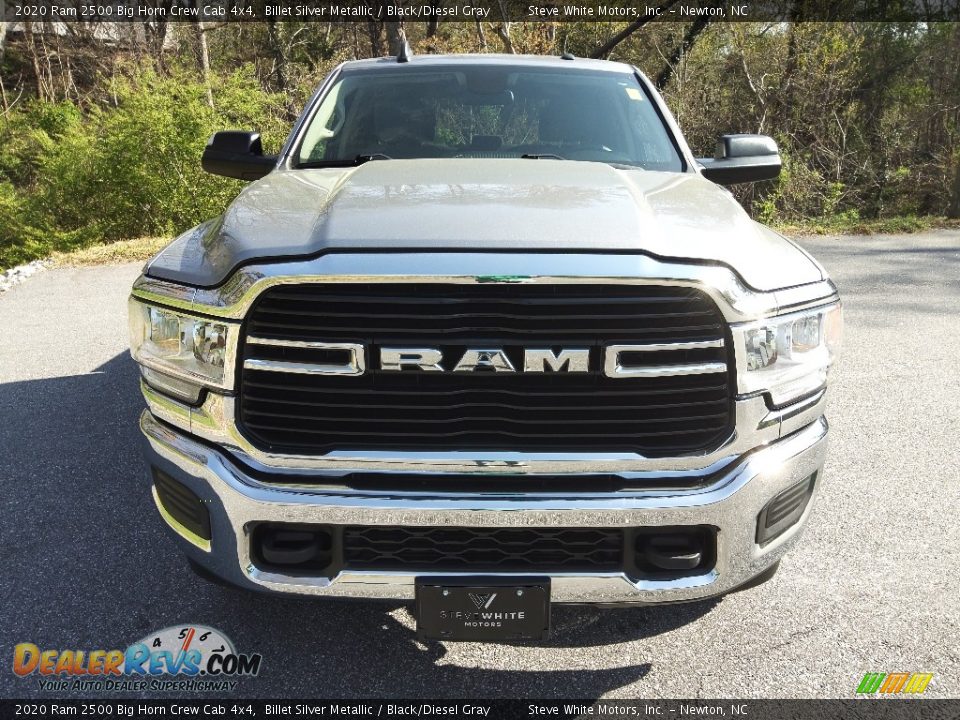 2020 Ram 2500 Big Horn Crew Cab 4x4 Billet Silver Metallic / Black/Diesel Gray Photo #3