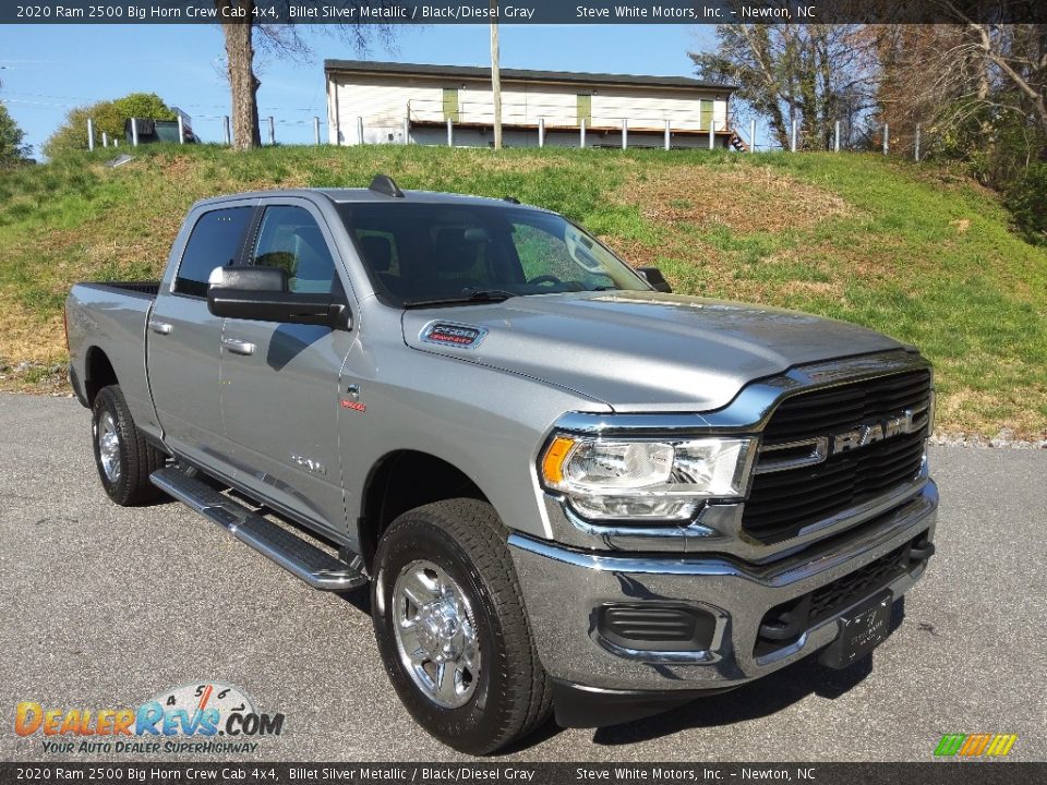 2020 Ram 2500 Big Horn Crew Cab 4x4 Billet Silver Metallic / Black/Diesel Gray Photo #4