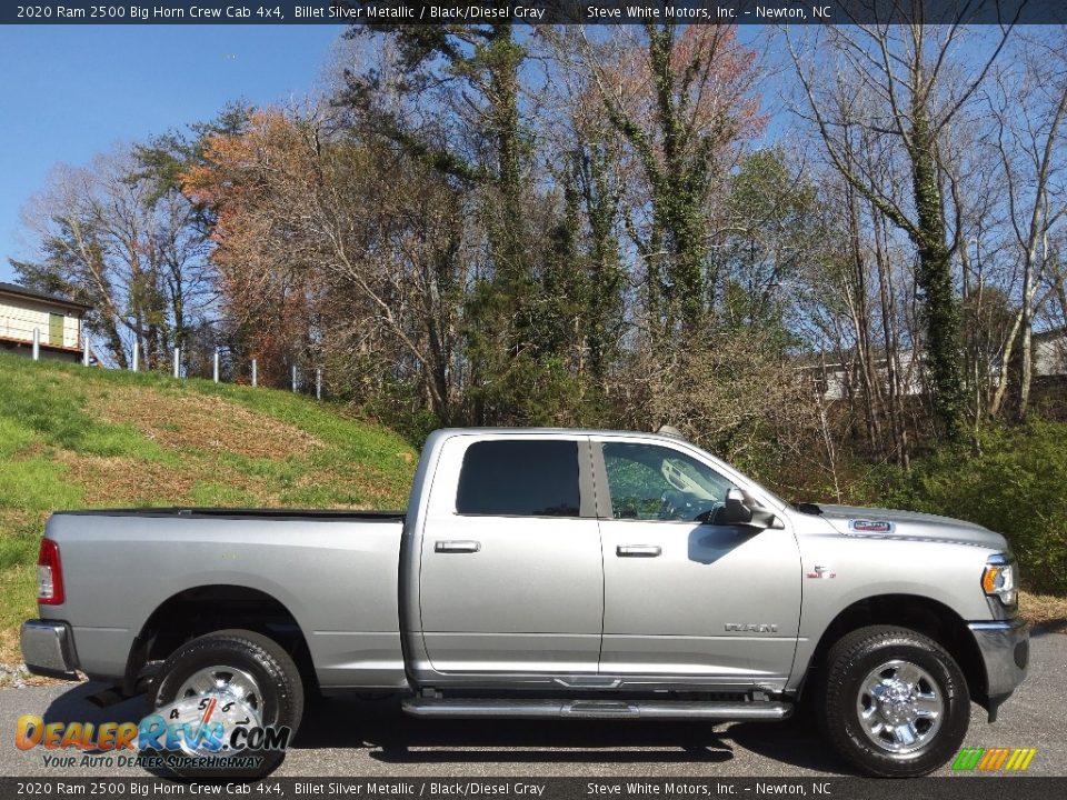 2020 Ram 2500 Big Horn Crew Cab 4x4 Billet Silver Metallic / Black/Diesel Gray Photo #5