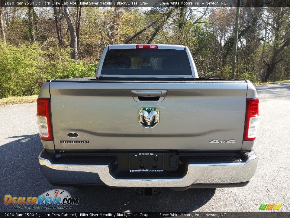 2020 Ram 2500 Big Horn Crew Cab 4x4 Billet Silver Metallic / Black/Diesel Gray Photo #7