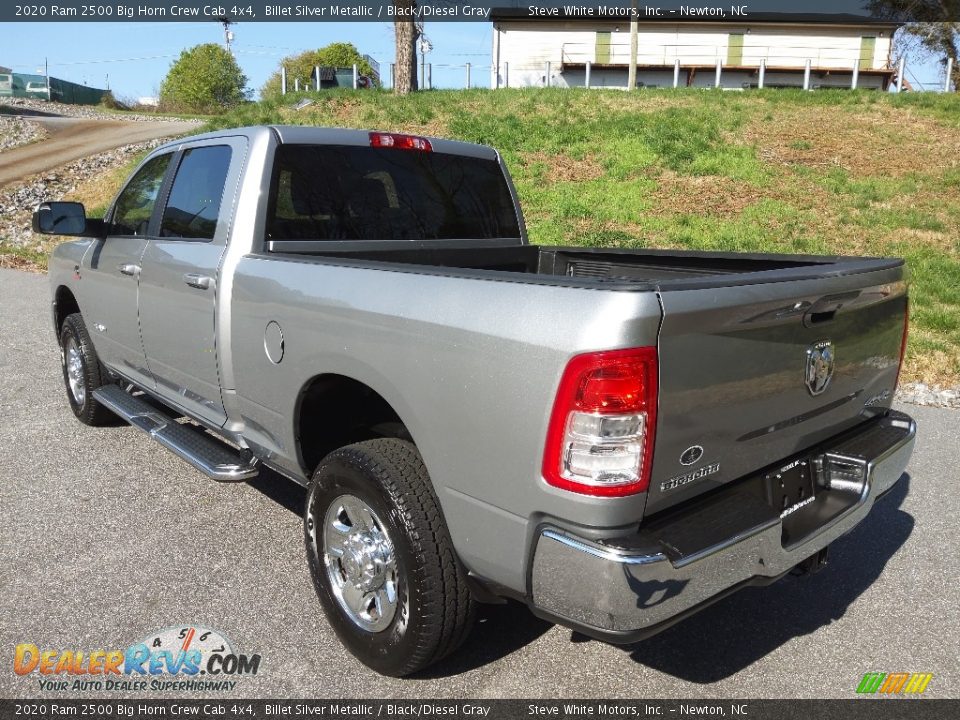 2020 Ram 2500 Big Horn Crew Cab 4x4 Billet Silver Metallic / Black/Diesel Gray Photo #9