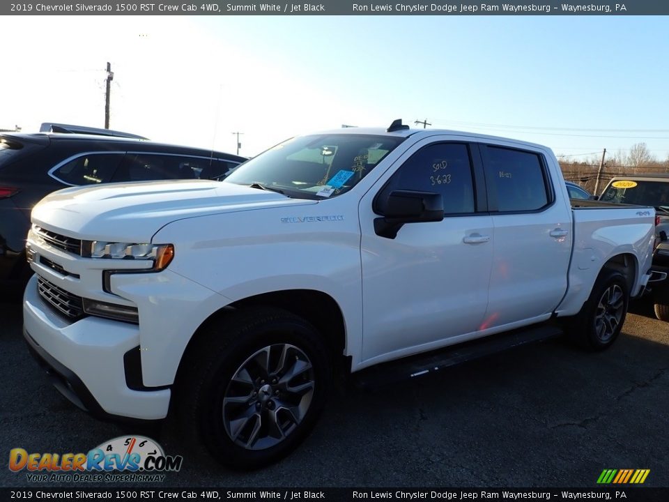 2019 Chevrolet Silverado 1500 RST Crew Cab 4WD Summit White / Jet Black Photo #1