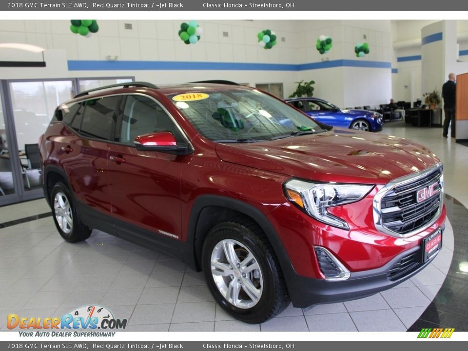 2018 GMC Terrain SLE AWD Red Quartz Tintcoat / ­Jet Black Photo #3