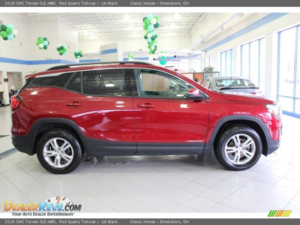 2018 GMC Terrain SLE AWD Red Quartz Tintcoat / ­Jet Black Photo #4
