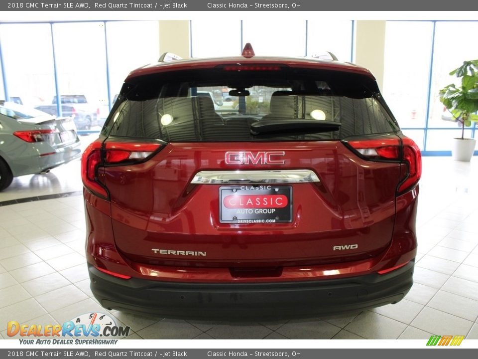 2018 GMC Terrain SLE AWD Red Quartz Tintcoat / ­Jet Black Photo #8