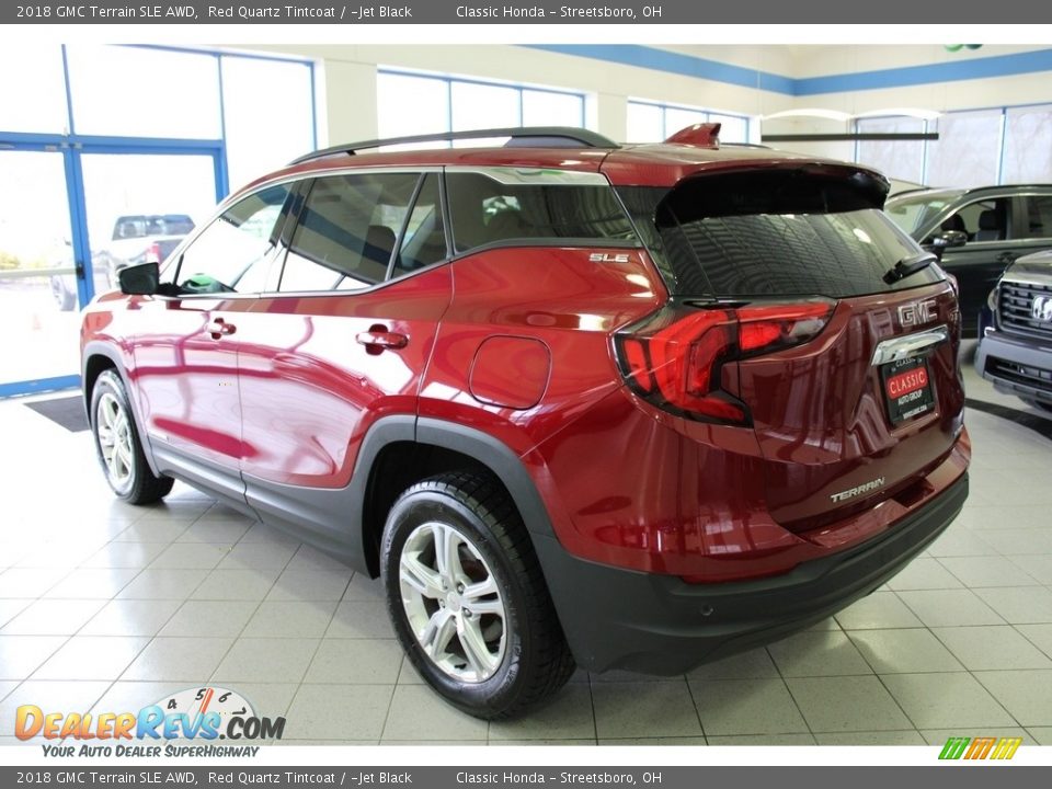 2018 GMC Terrain SLE AWD Red Quartz Tintcoat / ­Jet Black Photo #9