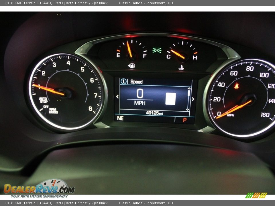 2018 GMC Terrain SLE AWD Red Quartz Tintcoat / ­Jet Black Photo #31