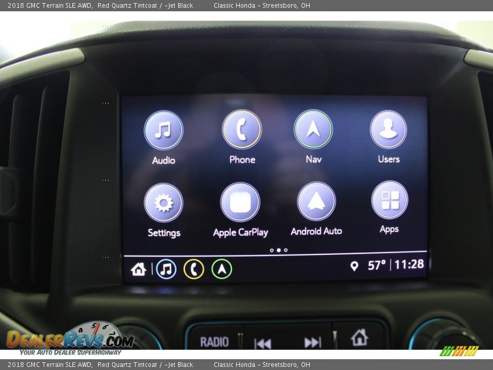 2018 GMC Terrain SLE AWD Red Quartz Tintcoat / ­Jet Black Photo #36