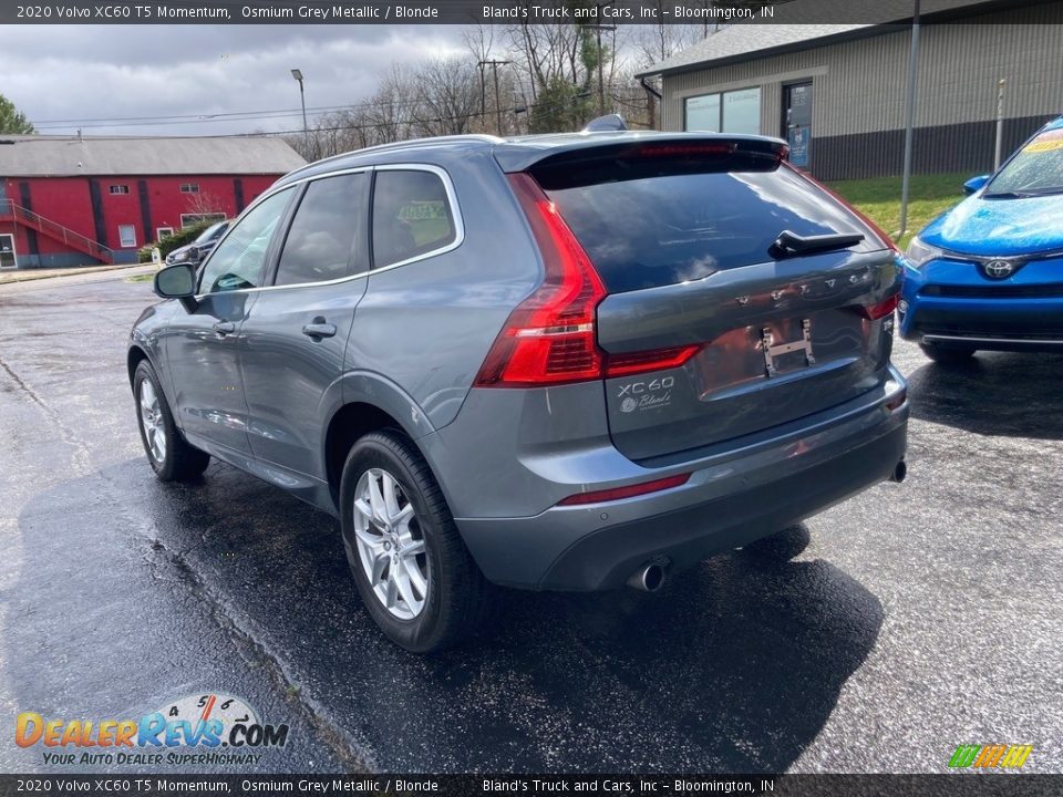 2020 Volvo XC60 T5 Momentum Osmium Grey Metallic / Blonde Photo #3