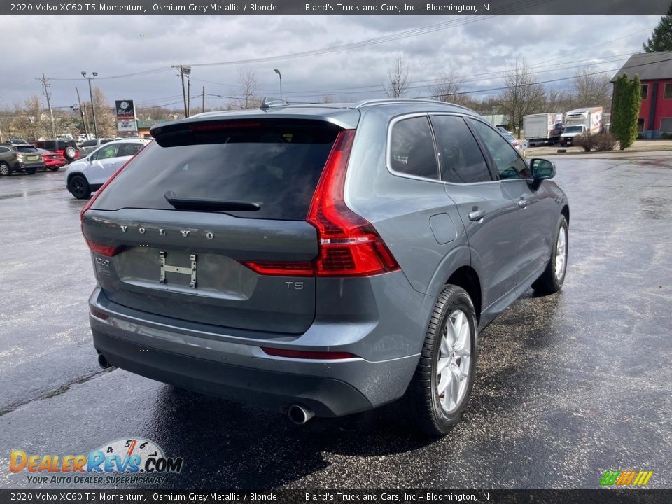 2020 Volvo XC60 T5 Momentum Osmium Grey Metallic / Blonde Photo #6