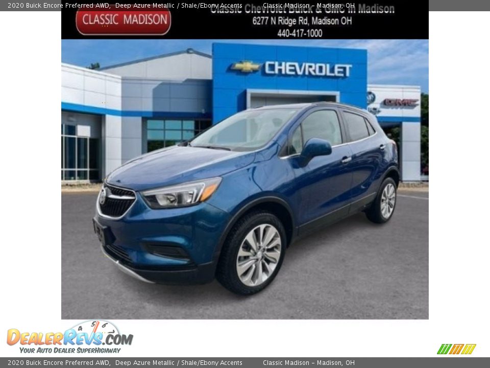 2020 Buick Encore Preferred AWD Deep Azure Metallic / Shale/Ebony Accents Photo #1