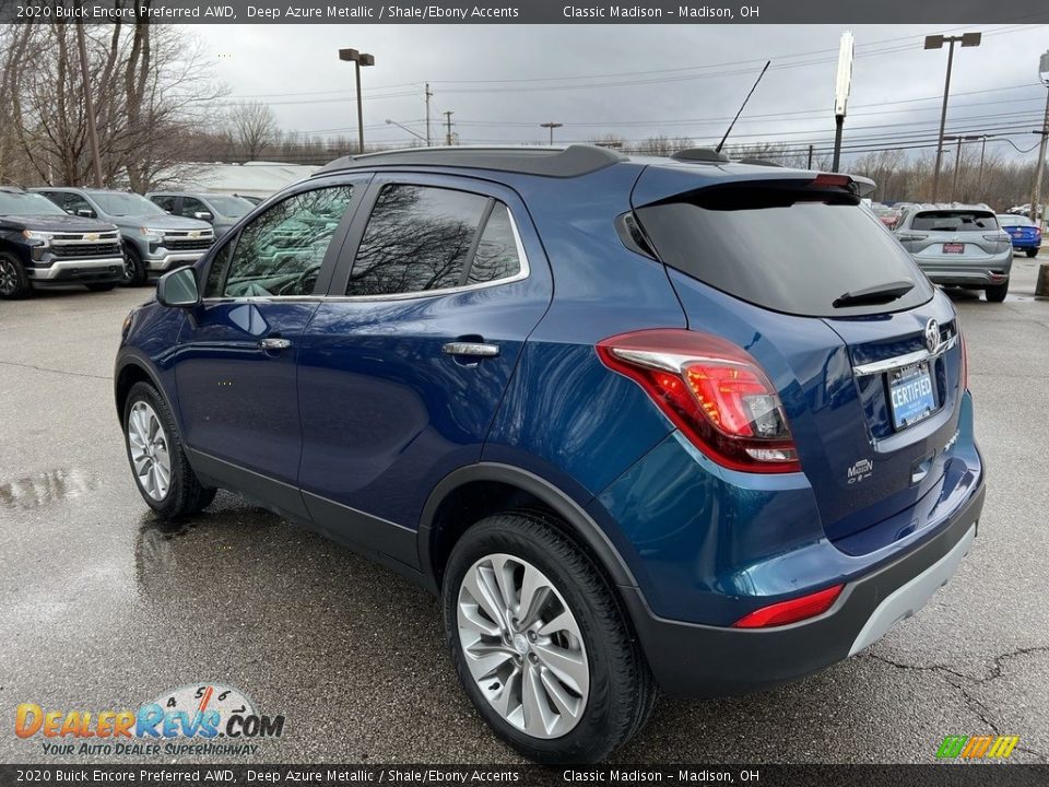 2020 Buick Encore Preferred AWD Deep Azure Metallic / Shale/Ebony Accents Photo #2