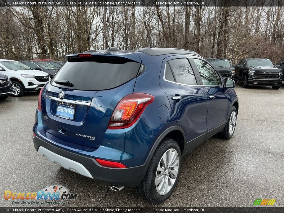 2020 Buick Encore Preferred AWD Deep Azure Metallic / Shale/Ebony Accents Photo #3