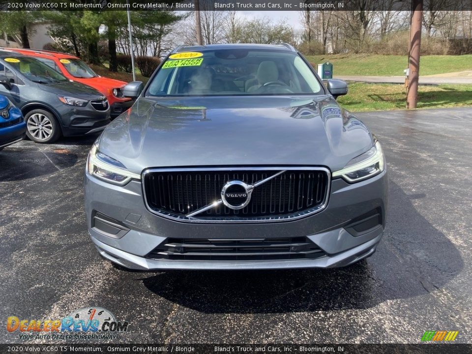 2020 Volvo XC60 T5 Momentum Osmium Grey Metallic / Blonde Photo #9