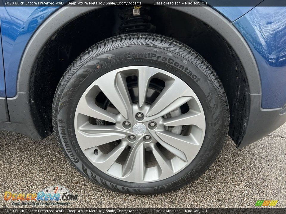 2020 Buick Encore Preferred AWD Deep Azure Metallic / Shale/Ebony Accents Photo #5