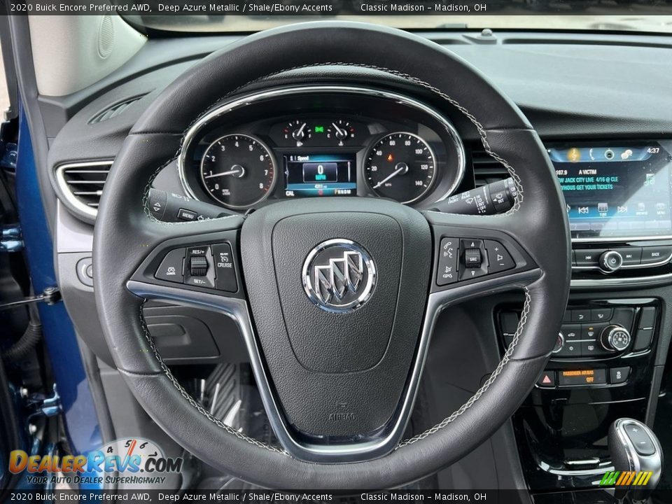 2020 Buick Encore Preferred AWD Deep Azure Metallic / Shale/Ebony Accents Photo #9
