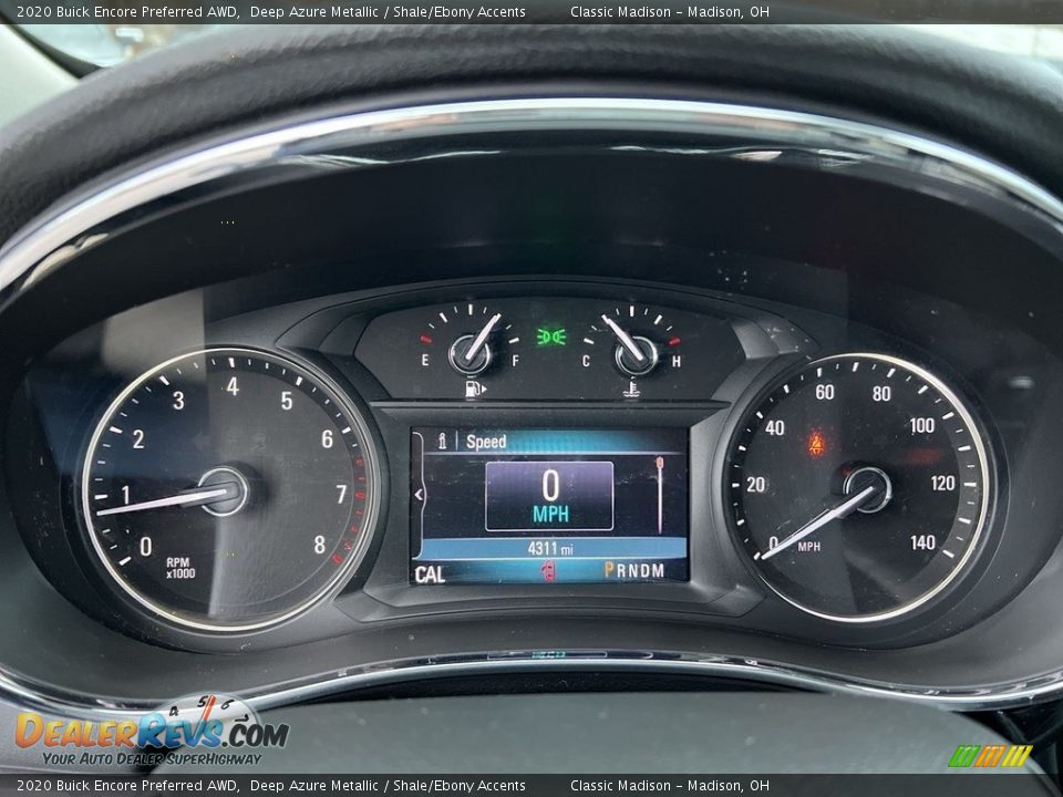 2020 Buick Encore Preferred AWD Deep Azure Metallic / Shale/Ebony Accents Photo #10