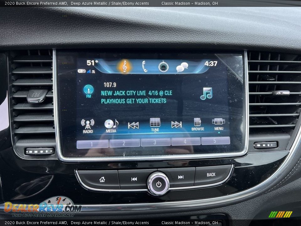 2020 Buick Encore Preferred AWD Deep Azure Metallic / Shale/Ebony Accents Photo #11