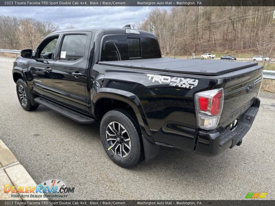 Black 2023 Toyota Tacoma TRD Sport Double Cab 4x4 Photo #2