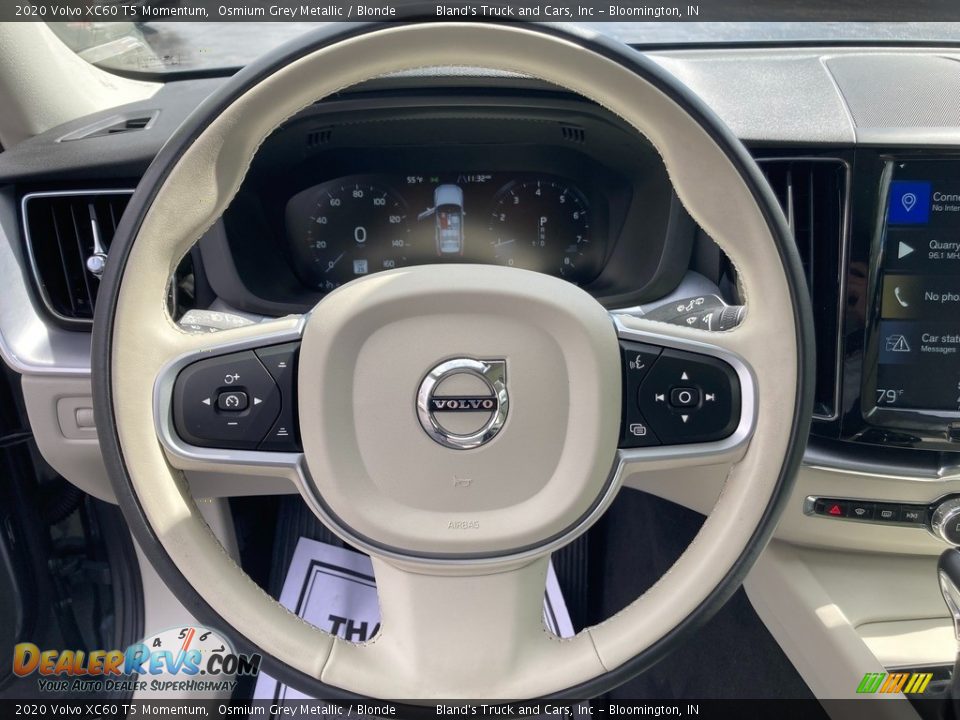 2020 Volvo XC60 T5 Momentum Steering Wheel Photo #24