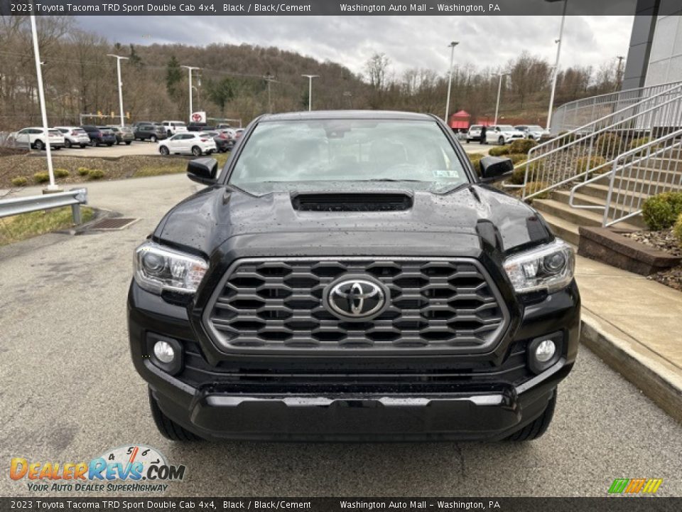 2023 Toyota Tacoma TRD Sport Double Cab 4x4 Black / Black/Cement Photo #6