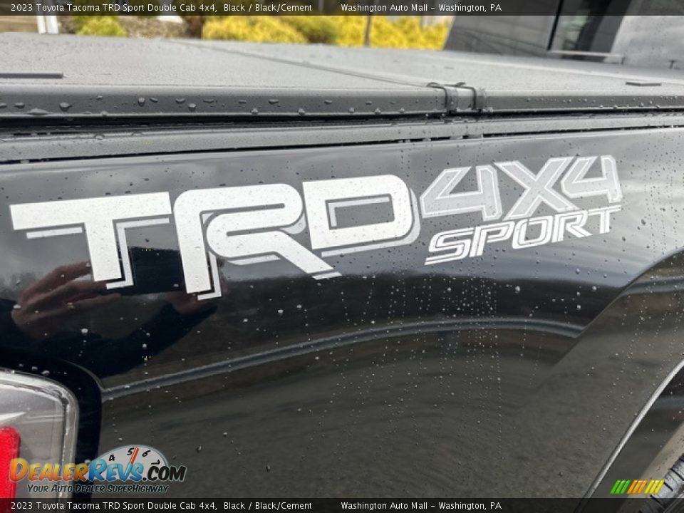 2023 Toyota Tacoma TRD Sport Double Cab 4x4 Black / Black/Cement Photo #23