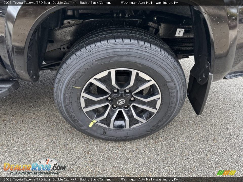 2023 Toyota Tacoma TRD Sport Double Cab 4x4 Black / Black/Cement Photo #24