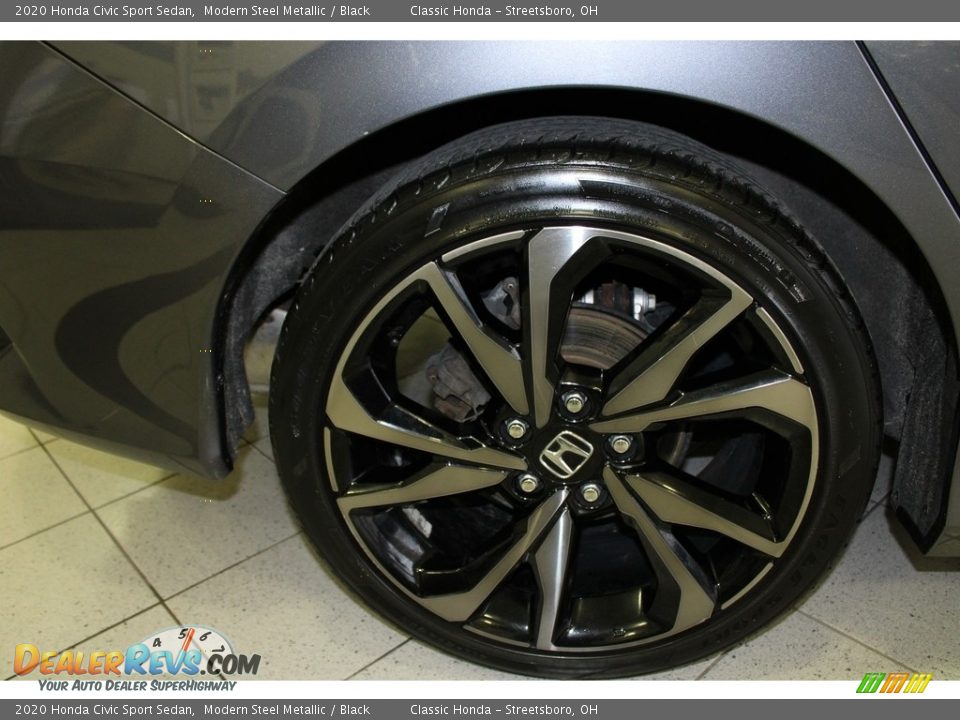 2020 Honda Civic Sport Sedan Modern Steel Metallic / Black Photo #5