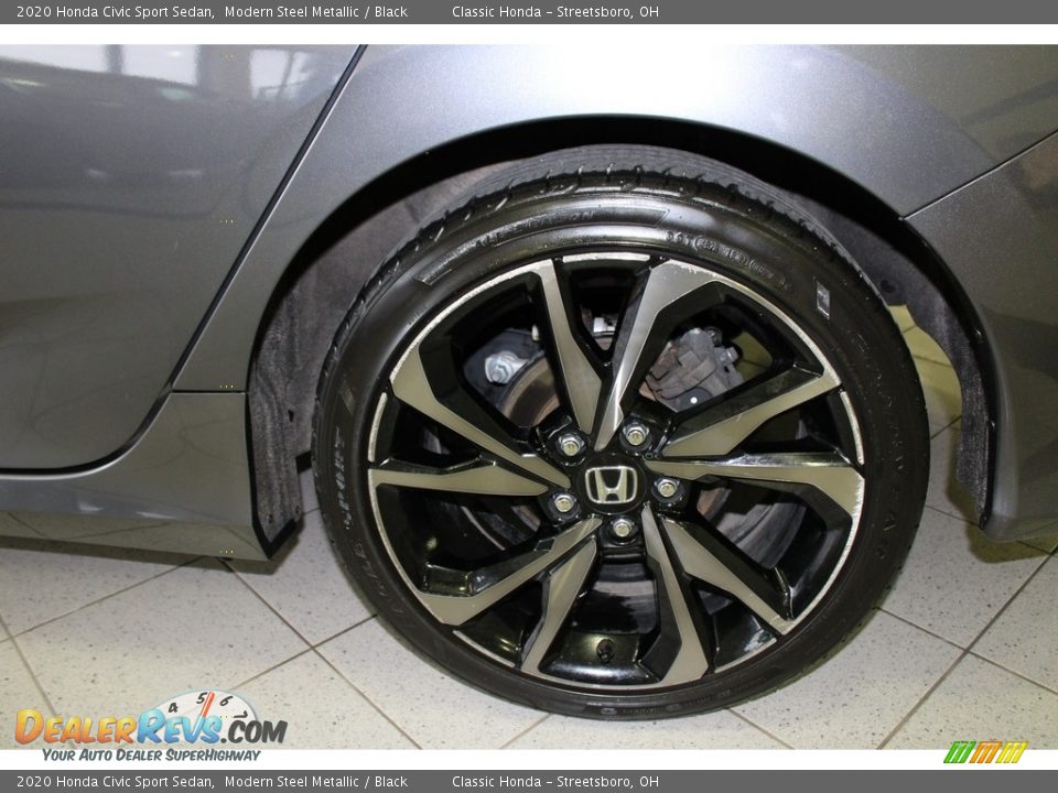 2020 Honda Civic Sport Sedan Modern Steel Metallic / Black Photo #11