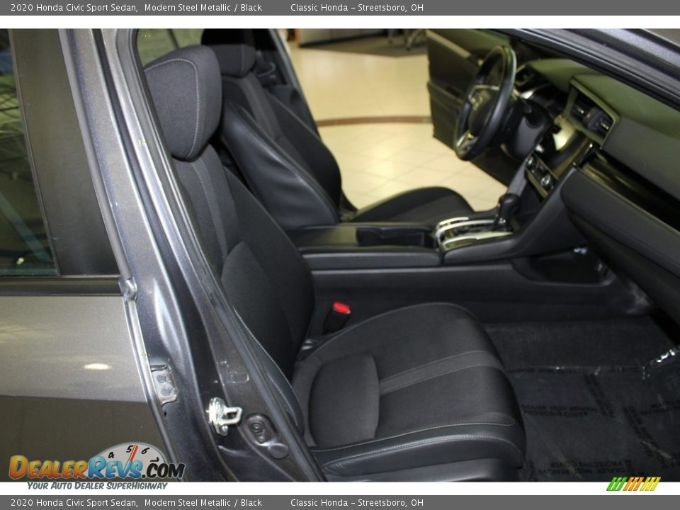 2020 Honda Civic Sport Sedan Modern Steel Metallic / Black Photo #16