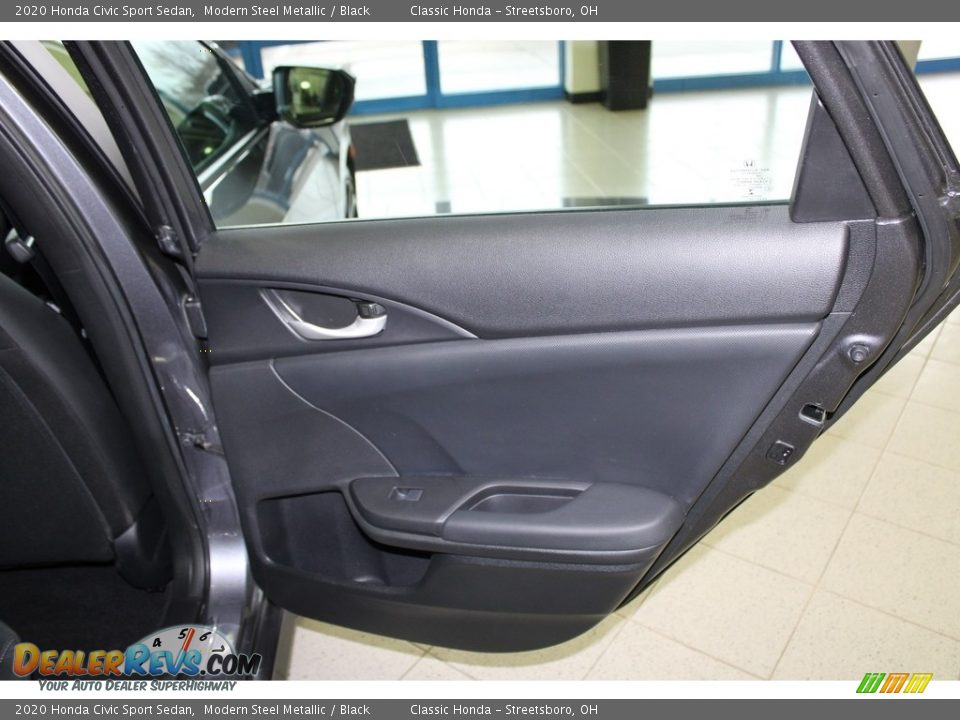 2020 Honda Civic Sport Sedan Modern Steel Metallic / Black Photo #17