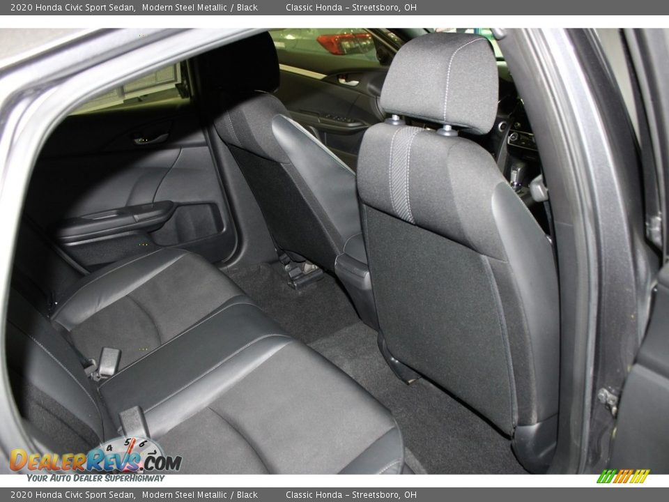 2020 Honda Civic Sport Sedan Modern Steel Metallic / Black Photo #18