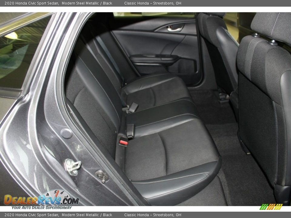 2020 Honda Civic Sport Sedan Modern Steel Metallic / Black Photo #19