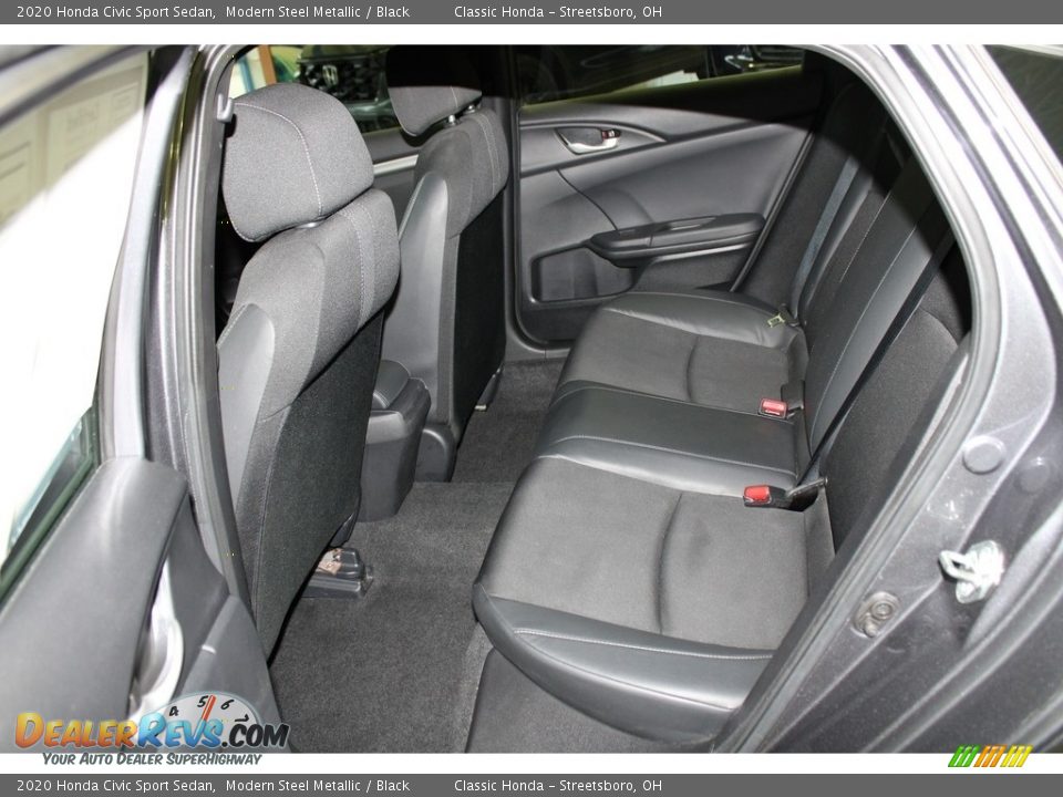 2020 Honda Civic Sport Sedan Modern Steel Metallic / Black Photo #24