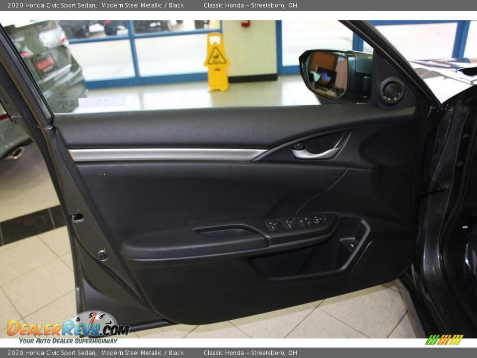 2020 Honda Civic Sport Sedan Modern Steel Metallic / Black Photo #25