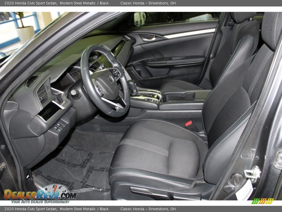 2020 Honda Civic Sport Sedan Modern Steel Metallic / Black Photo #27