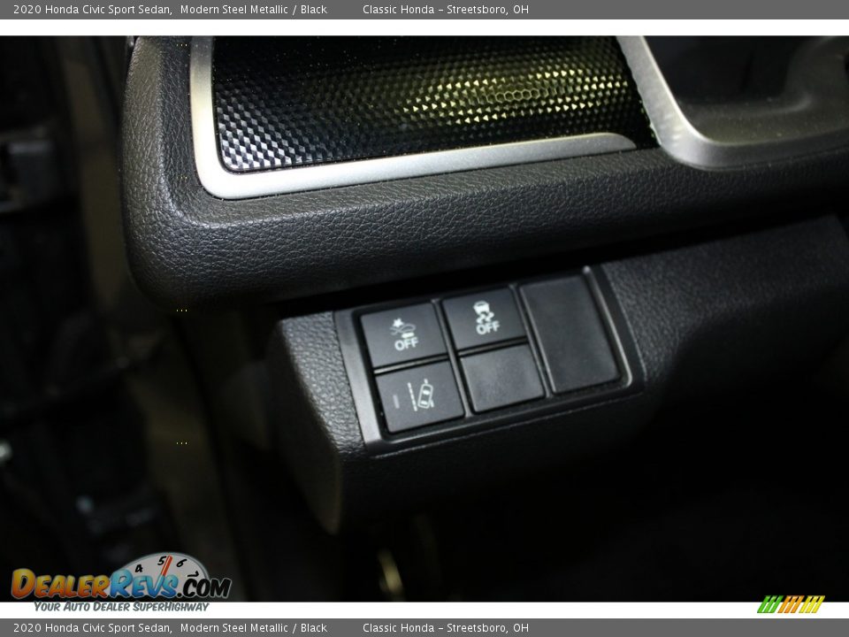2020 Honda Civic Sport Sedan Modern Steel Metallic / Black Photo #28